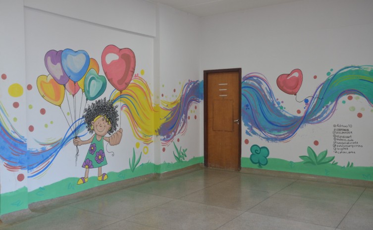 Hospital Geral de Palmas apoia projeto pioneiro que leva arte e conforta pacientes da ala pediátrica 