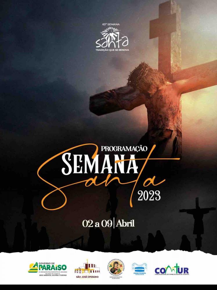 Prefeitura de Paraíso do Tocantins divulga programação da Semana Santa