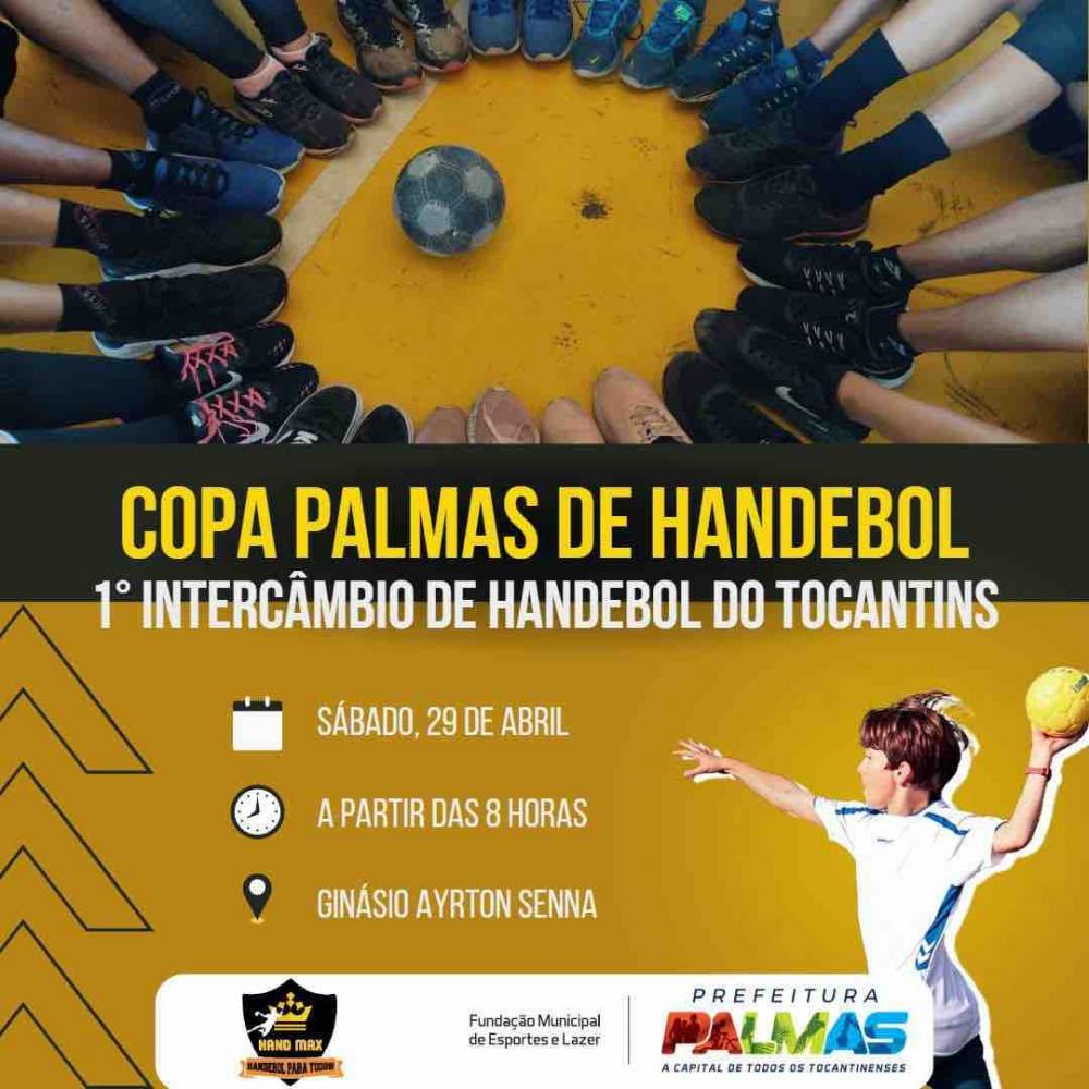 1° Intercâmbio de Handebol do Tocantins acontece neste sábado, 29, no Ginásio Ayrton Senna