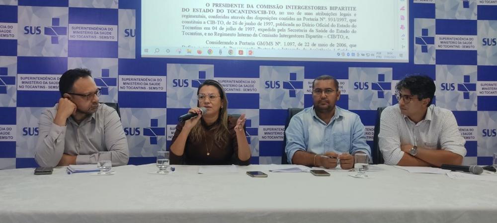 Saúde de Palmas participa de câmara técnica para discutir fluxos do sistema de regulação do Tocantins
