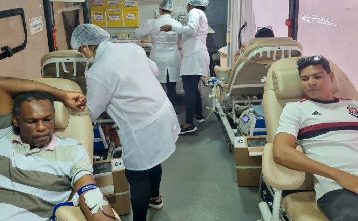 Hemorrede Tocantins realiza coleta de sangue em Taquaruçu
