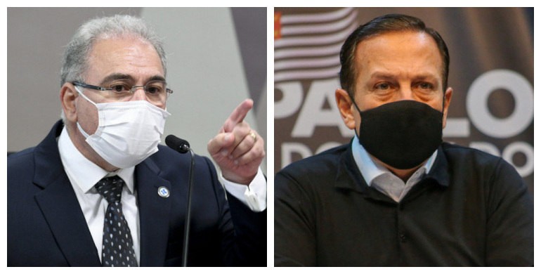 Doria cobra Queiroga desde antes de o ministro tomar posse