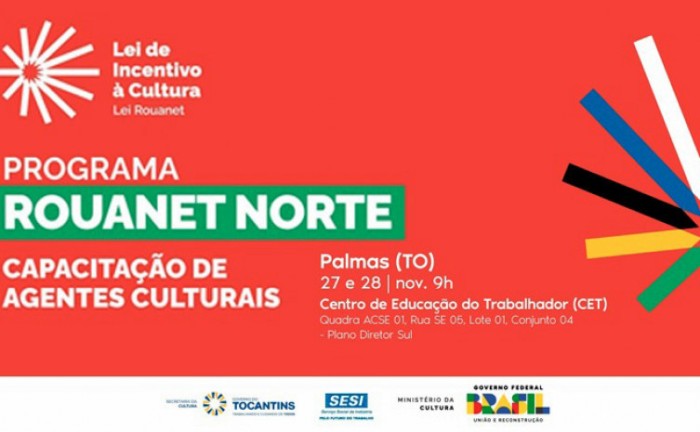 Governo do Tocantins e parceiros realizam capacitação de agentes culturais no edital da Lei Rouanet Norte