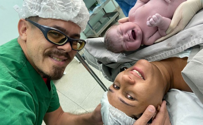 Com estrutura hospitalar preparada; 1º bebê de 2024 nasce no Hospital e Maternidade Dona Regina Siqueira Campos, em Palmas
