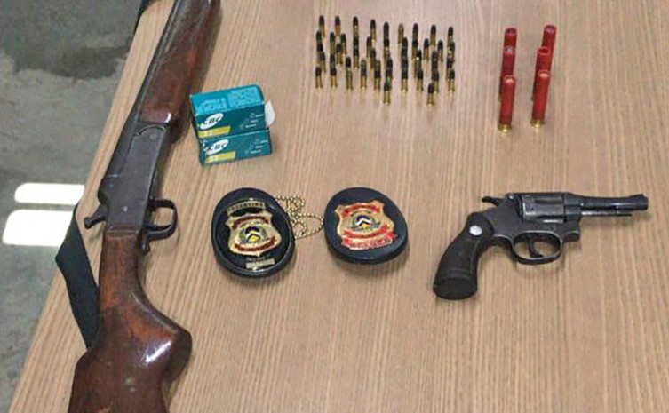 Polícia Civil apreende duas armas de fogo em poder de suspeito no interior do Estado