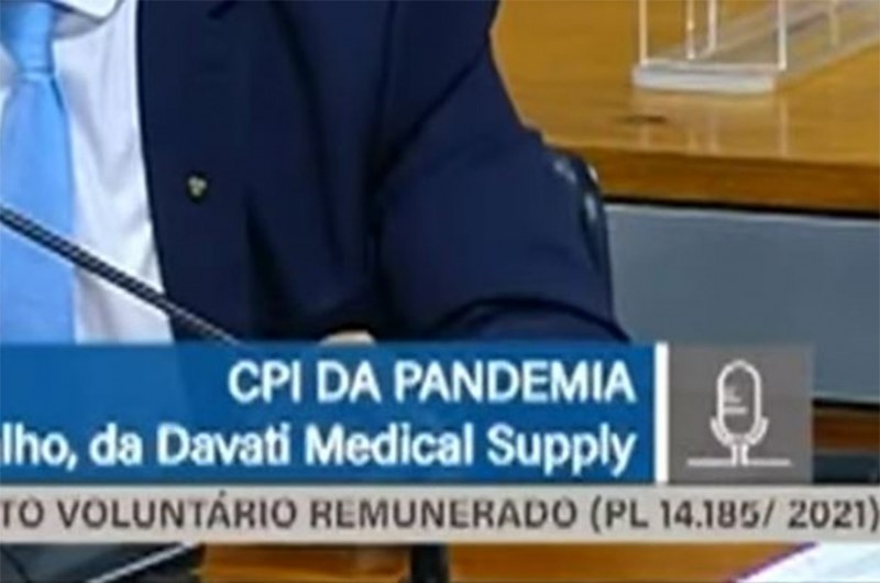 É falsa a legenda de vídeo da CPI da Pandemia que circula nas redes sociais
