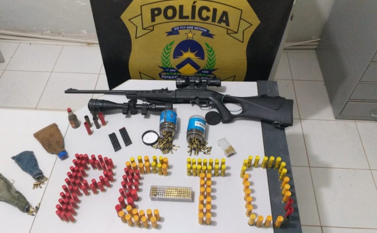 Em Taguatinga, Polícia Civil prende homem por tráfico de armas e apreende centenas de munições e arma de fogo