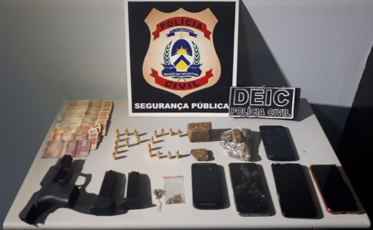 Polícia Civil deflagra 2ª Fase da Operação Desande e apreende drogas, munições e armas de fogo em Araguaína