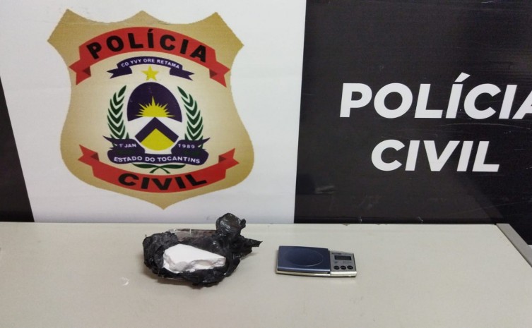 Em Pedro Afonso, Polícia Civil apreende cocaína e menor adolescente infrator 