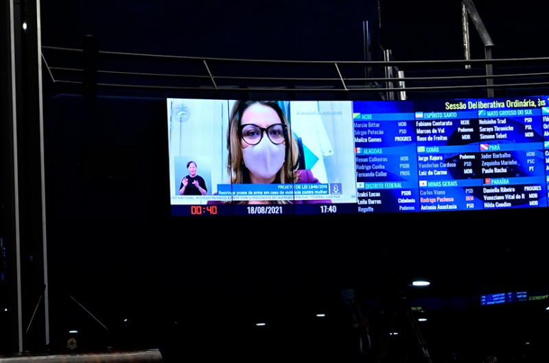 Senado aprova proibição de armas para agressores de mulheres, crianças e idosos