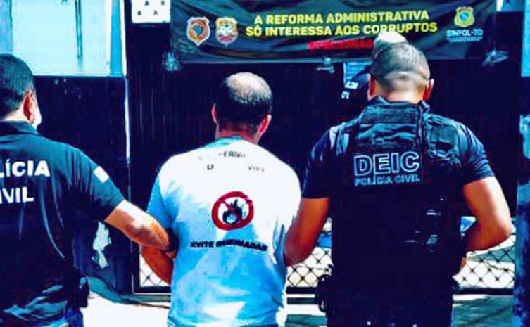 Em Tabocão, suspeito de estuprar adolescente é preso pela Polícia Civil do Tocantins