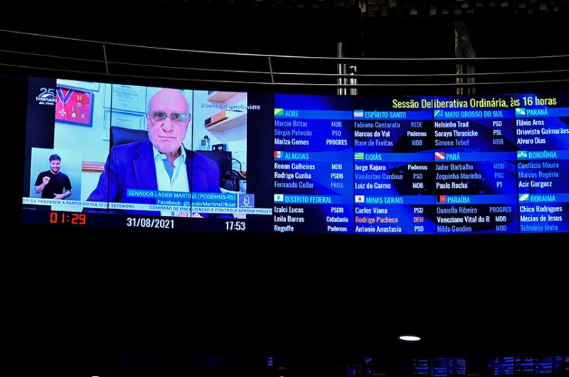 Lasier quer ministros do STF escolhidos por meritocracia e com mandato de dez anos