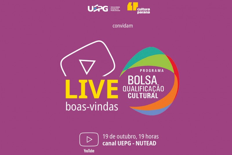 UEPG promove evento online para detalhar a Bolsa Qualificação Cultural 