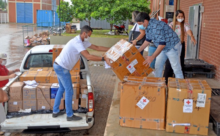 HGP recebe insumos doados pela Cruz Vermelha e distribuídos pelo Conselho Regional de Enfermagem